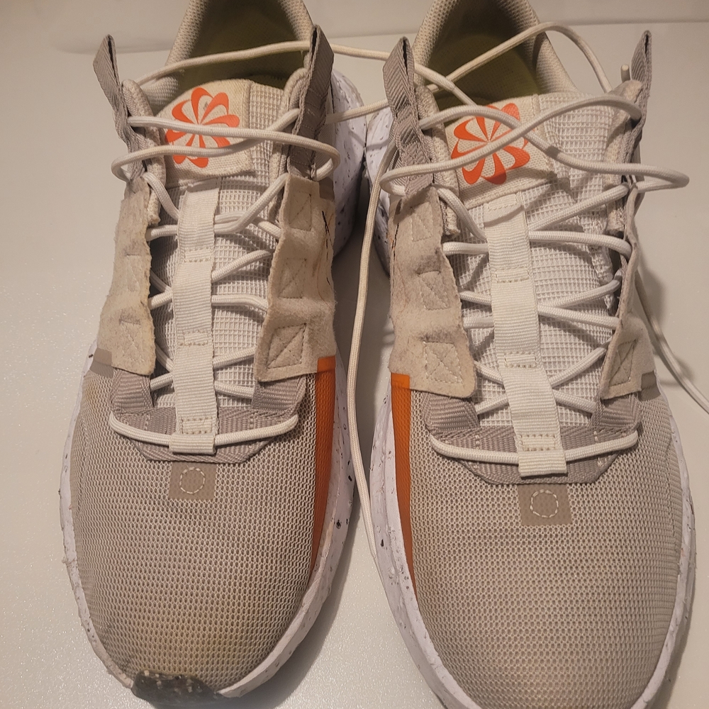 Nike Beige and Orange Sneakers